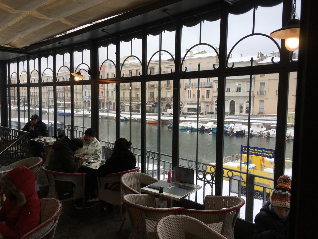 Puis au Café une crêpe contre le froid !