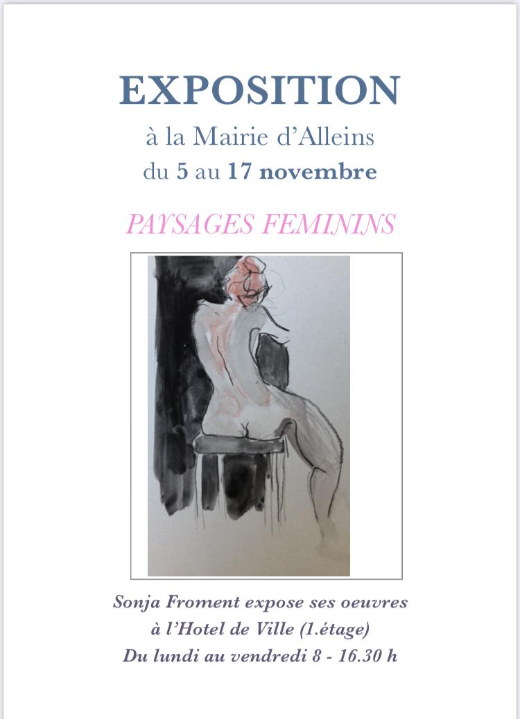 Expo Paysages Feminins ALLEINS